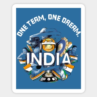 Fasbytes India Cricket Jersey Style World cup Magnet